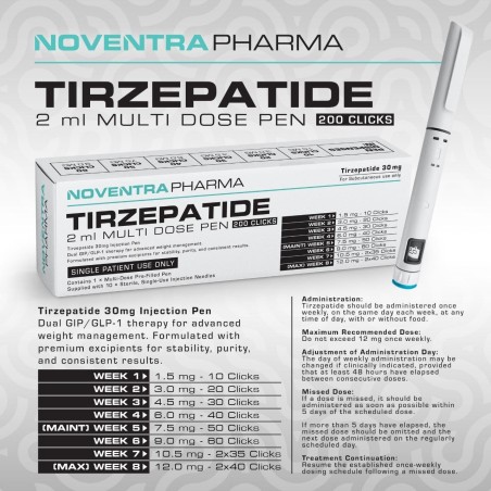 Tirzep 30mg Pre-Filled Pen | 2ml Multi-Dose Pen