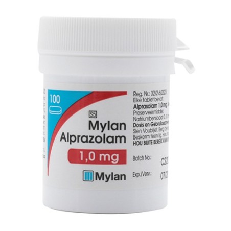Alprazolam Mylan 1mg 100 Tablets
