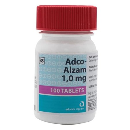 Adco-Alzam 1mg Tablets 100 Pack