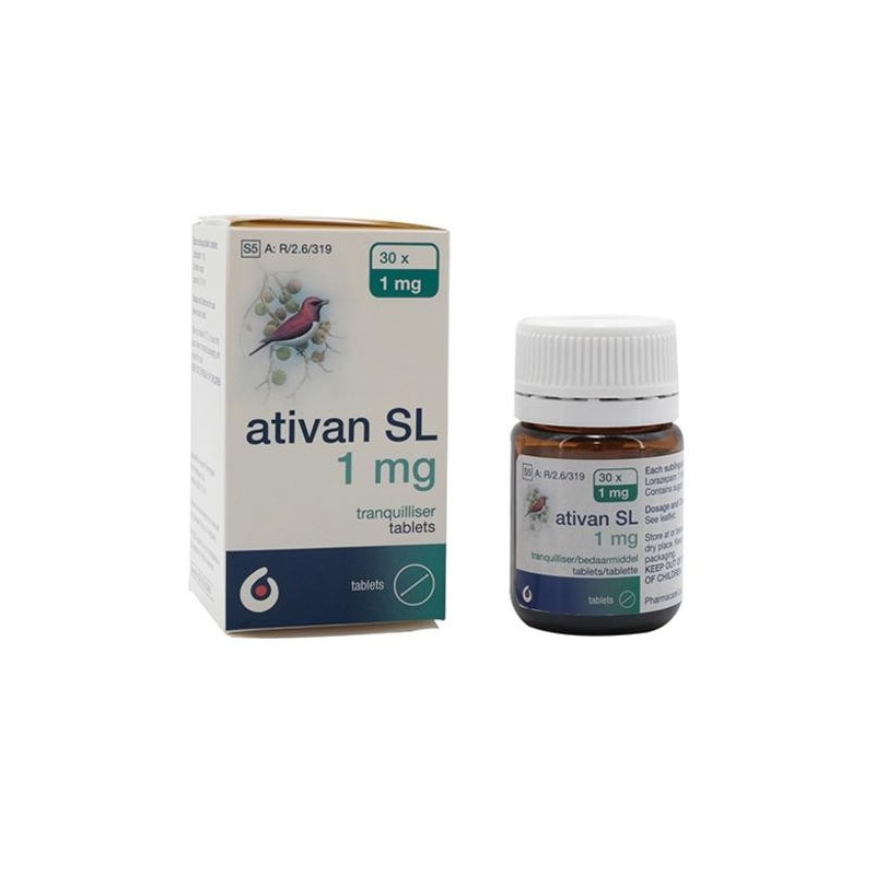 Aspen Ativan Sublingual 1mg Tablets 30 Pack